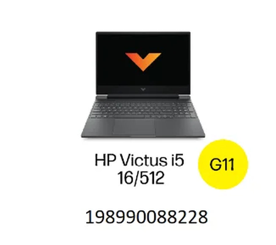 Victus 15.6 Inch FHD 144Hz IPS Windows Laptop Intel Core I5-13420H 16GB RAM 512GB SSD RTX 4050 Mica Silver