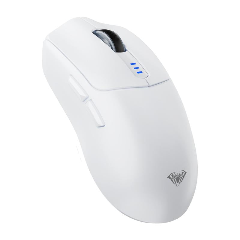 AULA SC580X Wireless Gaming Mouse, Tri-Mode 2.4G/BT5.0/USB-C, 10000 DPI Rechargeable Wireless Mouse with 6 Programmable Buttons, Ergonomic Computer Mouse for Laptop/Pc/Mac/Tablet, Mouse