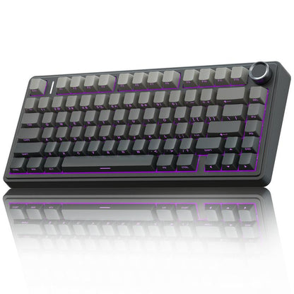 OFFICIAL AULA F75 Pro Wireless Mechanical Keyboard, 75% Hot-Swappable, USB Charging, RGB Backlight, PBT Side-Printed Keycaps, Gaming Keyboard, Office, Multimedia Scroll Wheel, Creamy Keyboards Office Accessories Pc Accessories Fathersdaygift