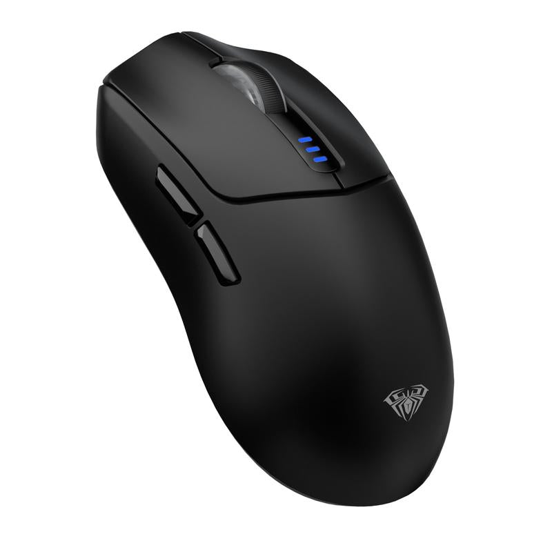 AULA SC580X Wireless Gaming Mouse, Tri-Mode 2.4G/BT5.0/USB-C, 10000 DPI Rechargeable Wireless Mouse with 6 Programmable Buttons, Ergonomic Computer Mouse for Laptop/Pc/Mac/Tablet, Mouse